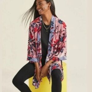 Cabi Blooming Blush Floral Kimono